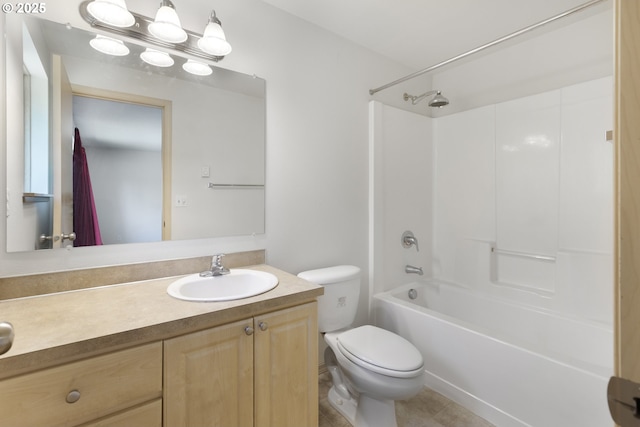 5580 Franklin Blvd, Eugene, OR 97403 - bathroom featuring vanity, shower / bath combination, and tile patterned flooring
