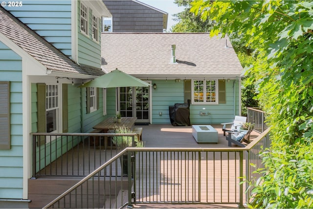 2645 SW Upper Drive Pl, Portland, OR 97201 - view of deck