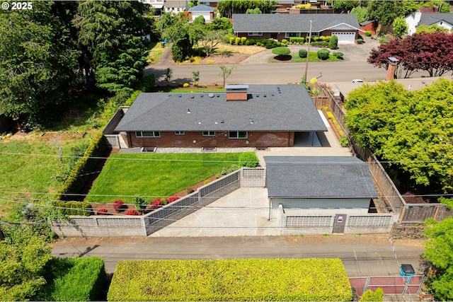 607 W 35th St, Vancouver, WA 98660 - aerial perspective of suburban area