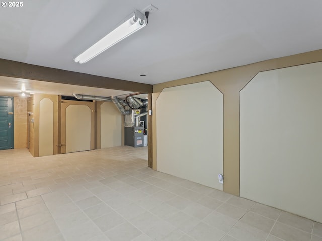 view of basement