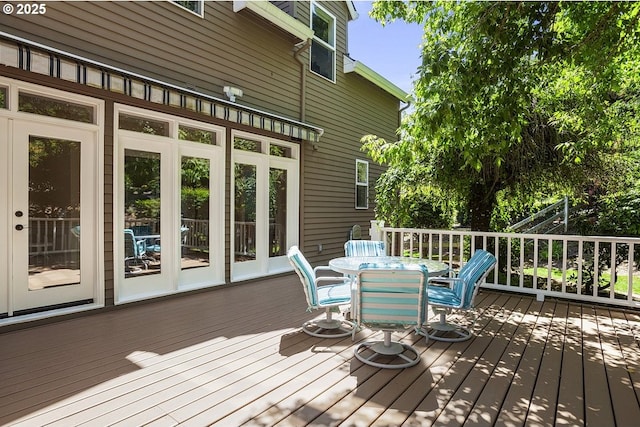 1221 SW Forest Meadows Way, Lake Oswego, OR 97034 - deck featuring outdoor dining space