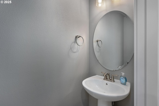 bathroom with a sink