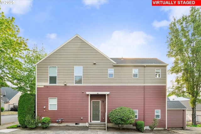 15707 NE Beech St, Portland, OR 97230 - back of house with entry steps