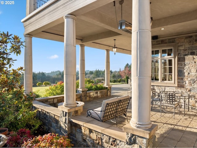 view of patio