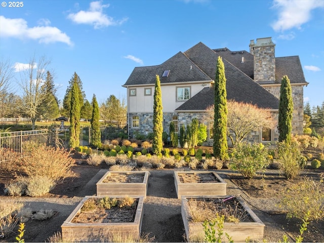 view of back of property