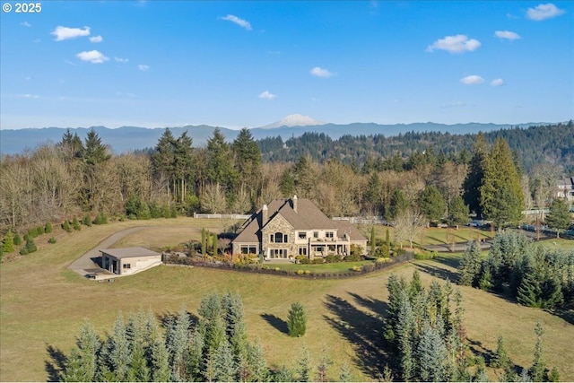 12955 NW Skyline Blvd, Portland, OR 97231 - view of subject property with a forest and mountains