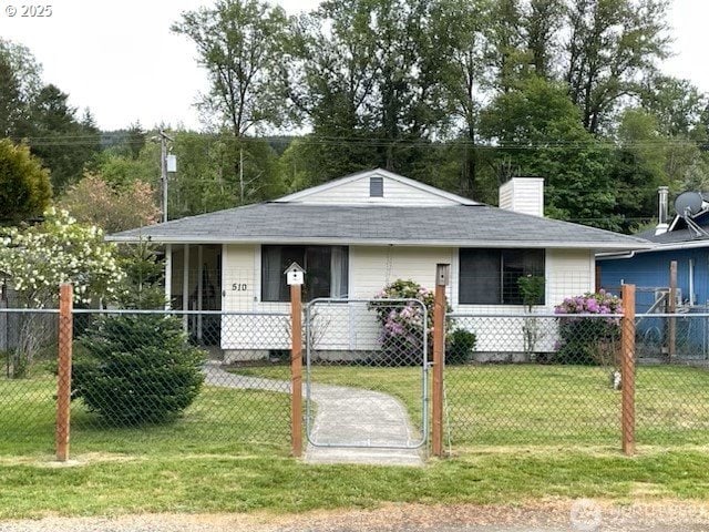 510 Morse St, Ryderwood, WA 98581 - view of front of home featuring a chimney and a shingled roof