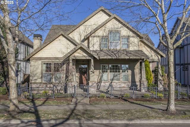 view of front of property