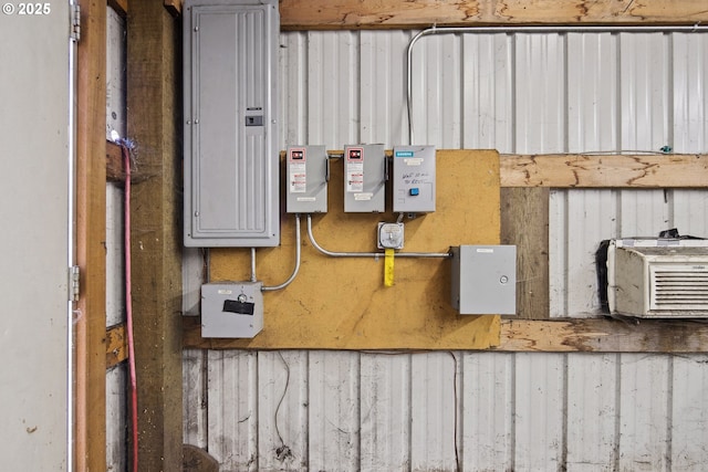 utility room featuring electric panel