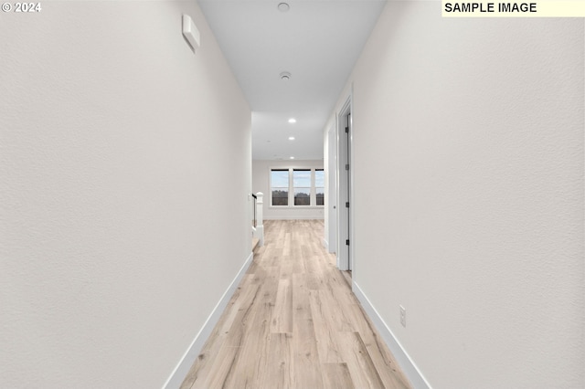 4206 NE 188th St Lot 328, Vancouver, WA 98686 - corridor featuring light wood-style flooring, baseboards, and recessed lighting