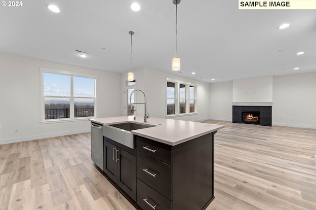 4206 NE 188th St Lot 328, Vancouver, WA 98686 - kitchen featuring stainless steel dishwasher, a healthy amount of sunlight, light countertops, and a sink