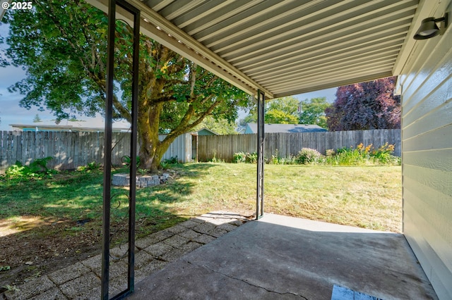 3406 E 12th St, Vancouver, WA 98660 - fenced backyard with a patio area and a storage shed
