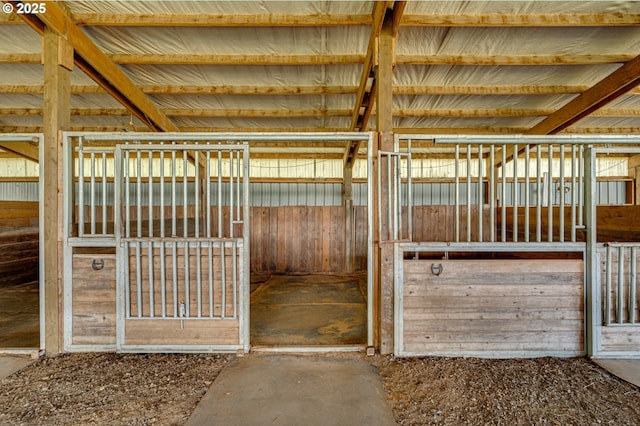 view of stable