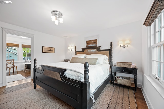 4108 NE 30th Ave Unit A & B, Portland, OR 97211 - bedroom with wood finished floors and baseboards