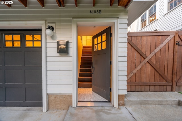 4108 NE 30th Ave Unit A & B, Portland, OR 97211 - property entrance with a gate
