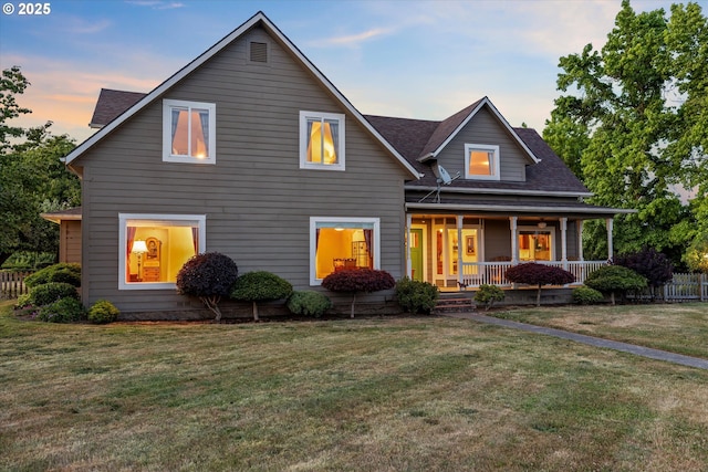 19905 SE Neck Rd, Dayton, OR 97114 - traditional-style house featuring a porch and a shingled roof