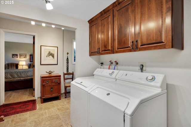 19905 SE Neck Rd, Dayton, OR 97114 - washroom with cabinet space and independent washer and dryer