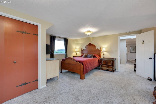 19905 SE Neck Rd, Dayton, OR 97114 - bedroom with light carpet and a textured ceiling