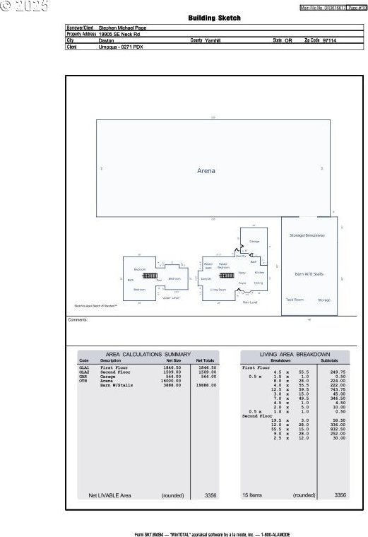 19905 SE Neck Rd, Dayton, OR 97114 - view of property floor plan