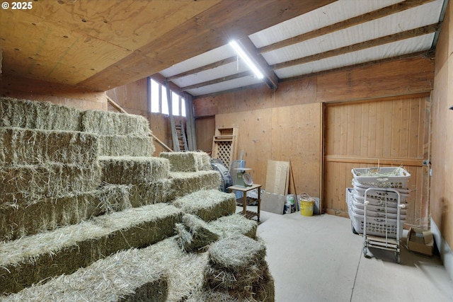 19905 SE Neck Rd, Dayton, OR 97114 - basement featuring wood walls