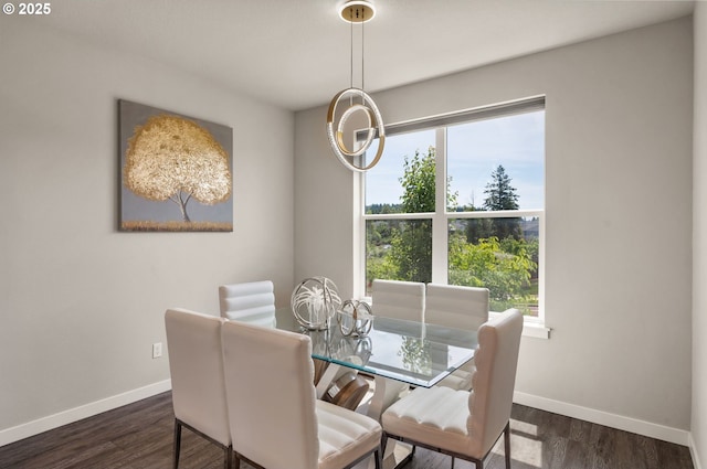 17085 SE Troge Rd, Happy Valley, OR 97086 - dining area with healthy amount of natural light and dark wood-type flooring
