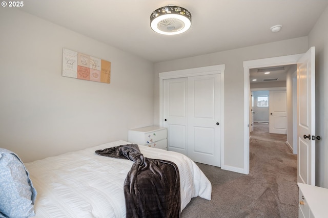 17085 SE Troge Rd, Happy Valley, OR 97086 - carpeted bedroom featuring baseboards and a closet