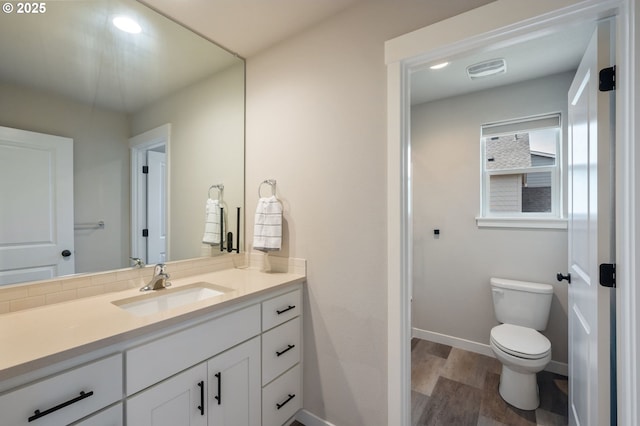 17085 SE Troge Rd, Happy Valley, OR 97086 - bathroom with vanity and wood finished floors
