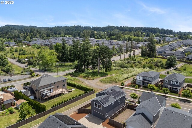 17085 SE Troge Rd, Happy Valley, OR 97086 - aerial view of residential area with a heavily wooded area