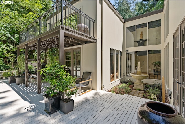 2917 Westview Cir, Lake Oswego, OR 97034 - view of wooden deck