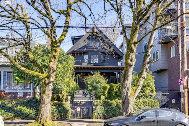 view of victorian house