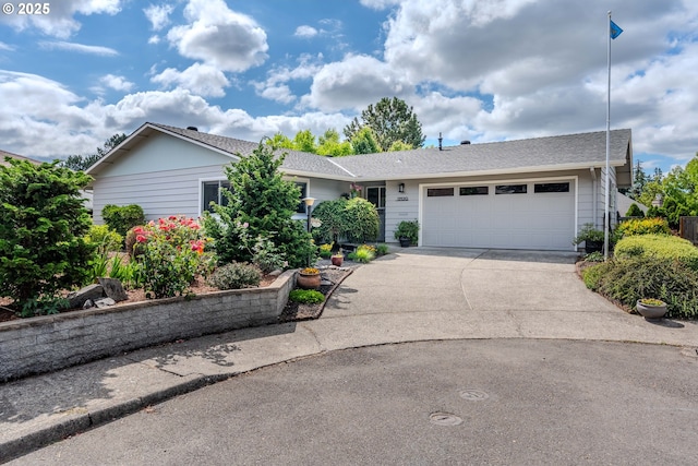 12520 SW Prince Albert St, King City, OR 97224 - ranch-style house featuring an attached garage and concrete driveway