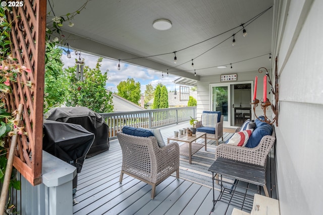 12520 SW Prince Albert St, King City, OR 97224 - deck with an outdoor living space