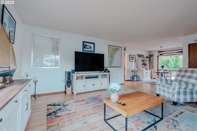 12520 SW Prince Albert St, King City, OR 97224 - living area with light wood-type flooring