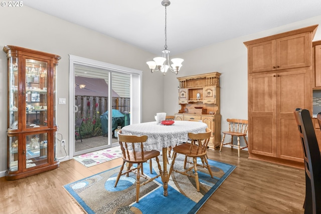 2741 25th Pl, Forest Grove, OR 97116 - dining room featuring a chandelier and light wood finished floors