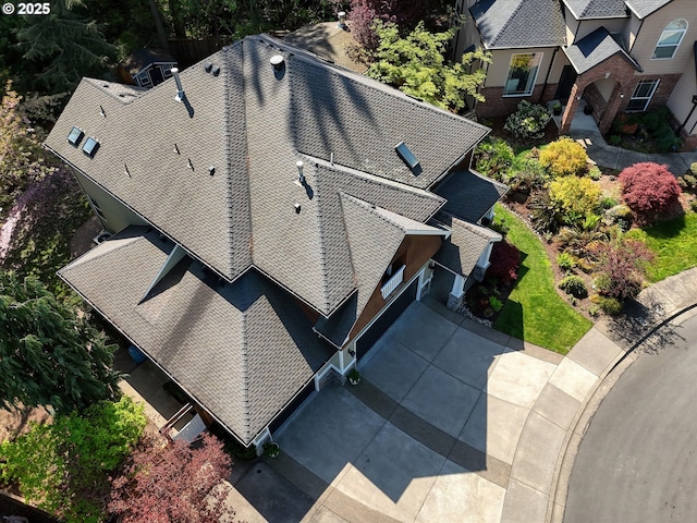 aerial view