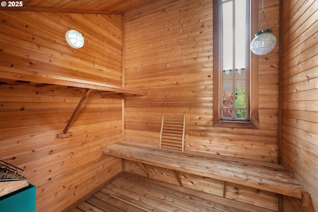 view of sauna / steam room