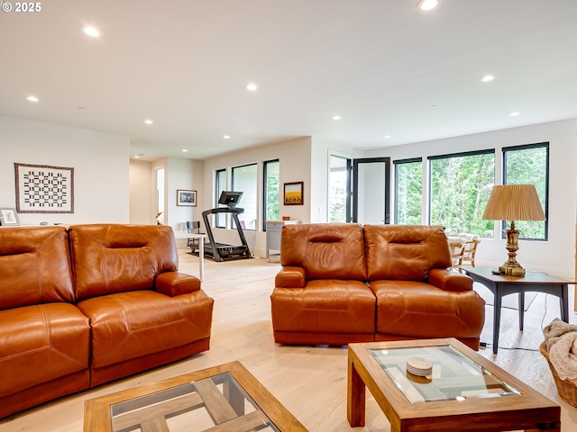 522 NE Province Dr, Camas, WA 98607 - living room featuring recessed lighting and light wood-style floors