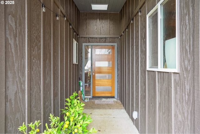 view of entrance to property