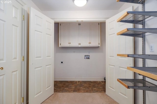 2350 SW Gregory Dr, West Linn, OR 97068 - washroom with cabinet space, hookup for an electric dryer, and hookup for a washing machine