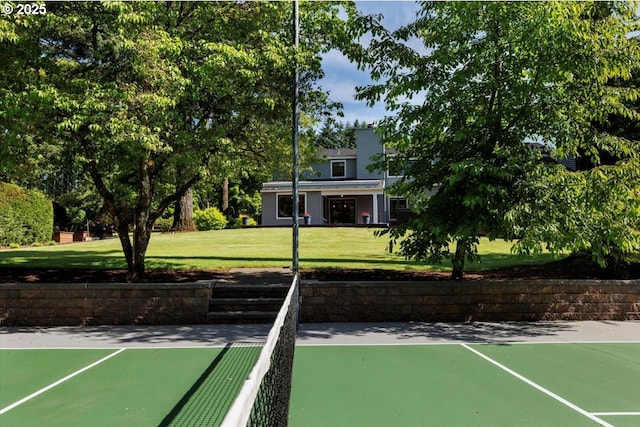 2350 SW Gregory Dr, West Linn, OR 97068 - view of basketball court featuring a yard