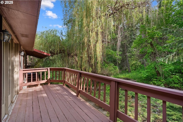 62436 Mink Ln, Summerville, OR 97876 - deck featuring a forest view