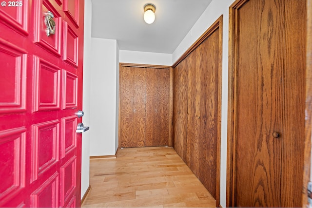 765 5th Ave Unit 5, Hammond, OR 97121 - foyer entrance with light wood-style flooring
