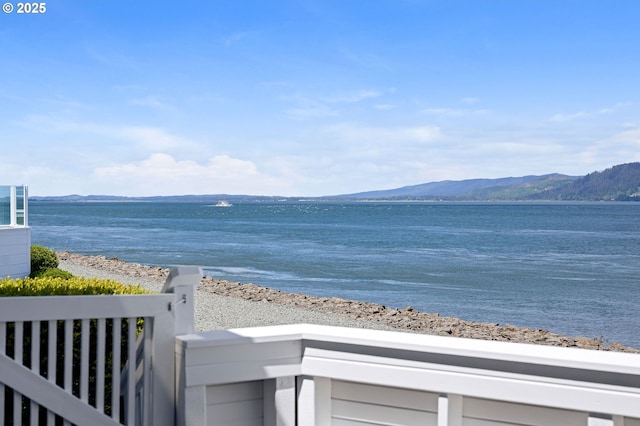 765 5th Ave Unit 5, Hammond, OR 97121 - water view featuring a mountainous background