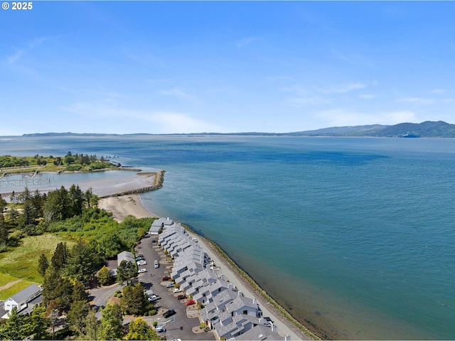 765 5th Ave Unit 5, Hammond, OR 97121 - water view with a mountain backdrop