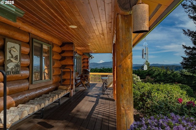 35919 NE 25th Cir, Washougal, WA 98671 - deck featuring a mountain view