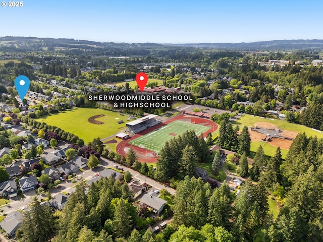 22767 SW Saunders Dr, Sherwood, OR 97140 - aerial overview of property's location
