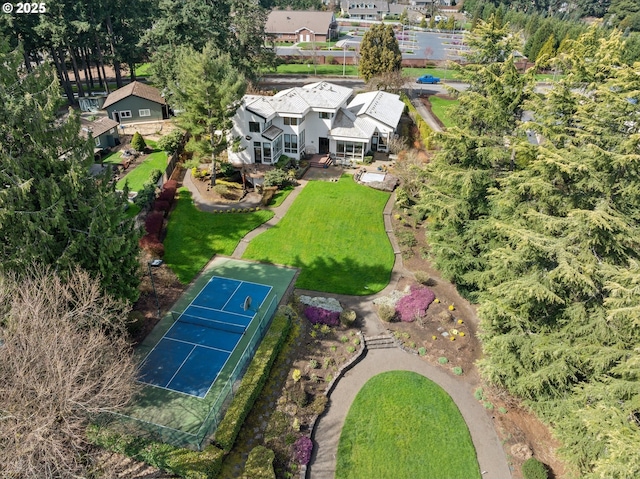 drone / aerial view