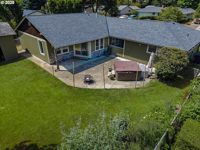 14424 SE Bevington Ct, Milwaukie, OR 97267 - view from above of property