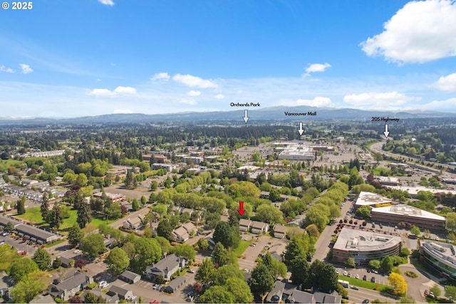4701 NE 77th Ave, Vancouver, WA 98662 - drone / aerial view of a mountain backdrop