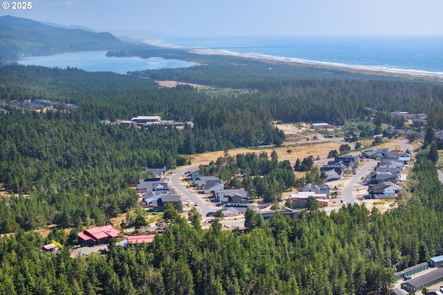 559 Meadows Dr, Manzanita, OR 97130 - aerial view of property's location featuring a forest and a water and mountain view